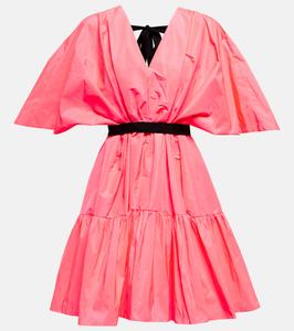 Мини-платье с поясом от Ясмин Roksanda, Neon Pink