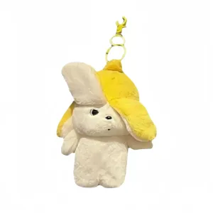 Очаровательная банановая собачка, кукла-брелок плюшевый подвес высота 16см LALABABY