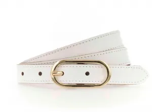 Кожаный ремень Tamaris, великолепных базовых цветов, ширина 2 см, белый