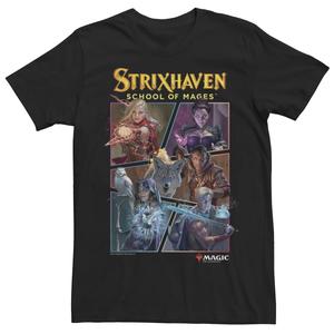 Мужская футболка Magic The Gathering Strixhaven School Of Mages с портретными панелями Licensed Character