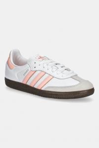 Кожаные кроссовки Samba OG W Adidas Originals, белый