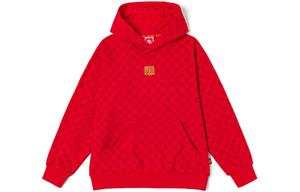 CNY Толстовка унисекс новогодняя красная с принтом-5814P Kappa, красный