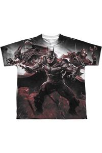 Футболка Infinite Crisis Ic Batman с коротким рукавом для детей Gildan, белый