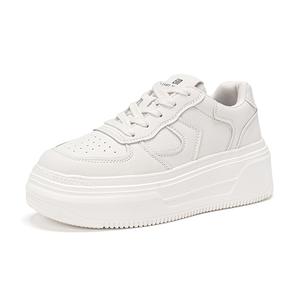 Кроссовки для скейтбординга, увеличивающие рост, износостойкие, дышащие, нескользящие, с низким верхом, женские, цвета экрю EXULL Q, Ecru