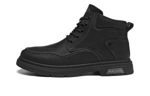 HLA Ботинки Martin мужские, черные, хаки