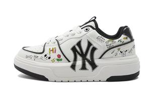 MLB Кроссовки для скейтбординга Chunky Liner, износостойкие, увеличивающие рост, унисекс, черно-белые