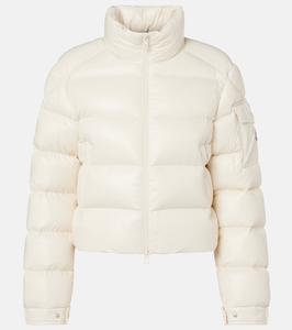 Пуховик Petra из нейлонового лака Moncler, белый