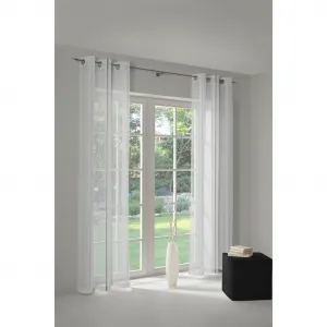 Штора Chloé с люверсами, 1 шт., часть гардин Wirth, серый