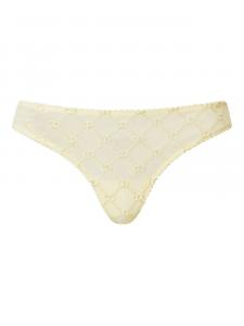 Трусы с вышитым логотипом TWINSET, желтый