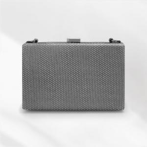 Вечерний клатч / сумка через плечо с блестками прямоугольной формы FASHNZFAB