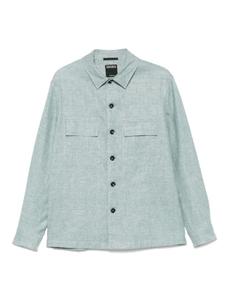 Рубашка-куртка Альба Zegna, синий