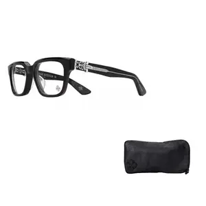 Chrome Hearts Оправы для очков нестандартной формы пластиковая модель Unisex Black, Black