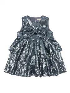 Платье, украшенное пайетками Konges Sløjd, синий