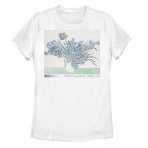 Футболка с цветочным рисунком «Ирисы» для подростков