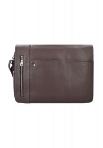 Кожаное отделение для ноутбука Sydney Messenger 40 см Esquire, коричневый