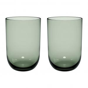 Like. от Villeroy & Boch стакан для лонгдринка Longdrinkbecher Like Glass 385 мл, набор из 2 шт. Like. By Villeroy & Boch, Sage