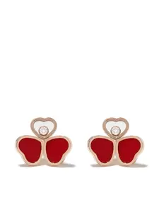Серьги Happy Hearts из розового золота с бриллиантами Chopard