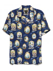 Camilla рубашка с распашным воротником, синий