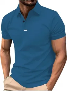Мужская поло FZYLQY 2026 с воротником, влагоотводящая, быстросохнущая
