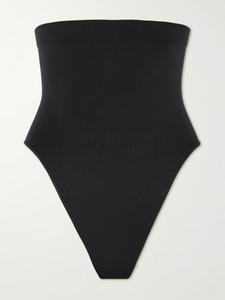 Бесшовные стринги Sculpt с высокой талией Skims, черный