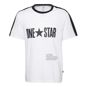 Футболка one star panel t-shirt 'white' Converse, белый