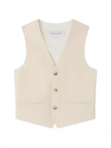 Топ Angus на пуговицах Bonpoint, бежевый