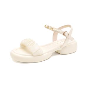 Женские сандалии на одной застежке FOXER, абрикос