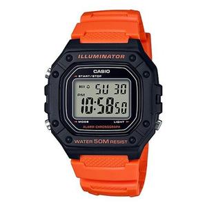 Часы CASIO G Shock Quartz Sports Waterproof Mens OrangeBlack Digital, черный