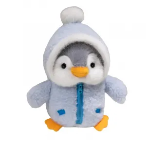 Плюшевая кукла милый пингвин высота 28см/35см/45см OU DI PIG, синий