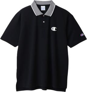 Мужская поло-рубашка Champion с коротким рукавом, защита от УФ-излучения, быстросохнущая, с логотипом, для гольфа, C3-CG301, черный