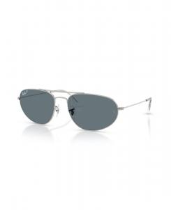 Солнцезащитные очки унисекс с поляризацией, RB3945 Ray-Ban, Silver, Blue