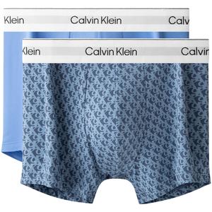 Мужские трусы 2 штуки Calvin Klein, синий