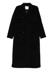 Двубортное пальто Falcon Samsoe Samsoe, черный