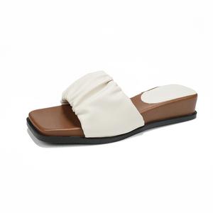 Тапочки-слайды женские абрикосовые MADALLO, Apricot