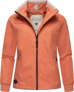 Верхняя куртка Ragwear "Апола", без капюшона, стильная женская переходная куртка с высоким воротником, красный