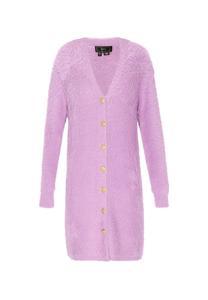 Вязаное пальто faina, Plum