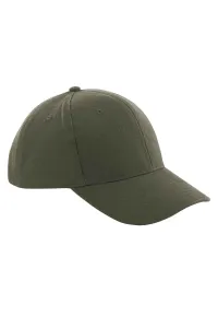 Головной убор из бейсболки из плотного хлопка Pro-Style с начесом Beechfield, зеленый