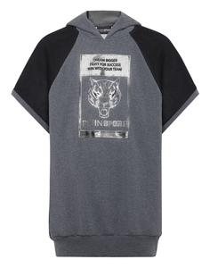 Толстовка без рукавов Тигр Plein Sport, цвет Dark Grey