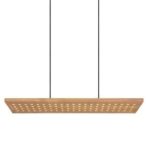 Светодиодный подвесной светильник Globo Lighting Dolores, массив дуба / железо - 1-светлый - светло-коричневый