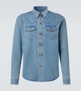 Джинсовая рубашка Tom Ford, синий