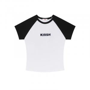KIRSH Футболка женская черно-белая