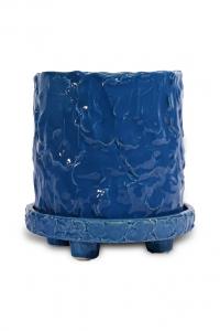 Цветочный горшок с блюдцем x Эмма Виделл, Мадди 18 см S Byon, синий