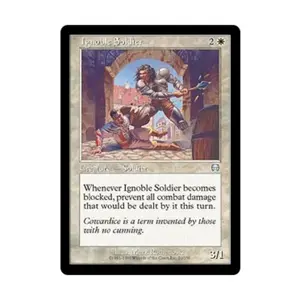 CCG Неблагородный солдат (U), MTG - Mercadian Masques