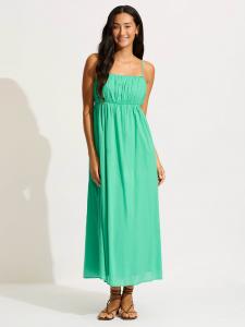 Длинное платье Seafolly, зеленый