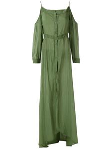 Платье макси Amir Slama, зеленый