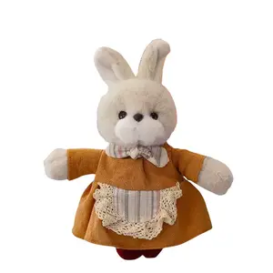 Лилит и кроличье семейство куклы плюшевая кукла высота 20см LOGISTAR, Lace Trim Apron Rabbit
