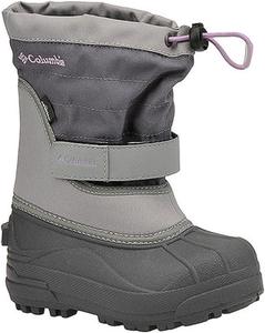 Columbia Powderbug Plus II водонепроницаемые зимние ботинки, Charcoal/Hydrangea