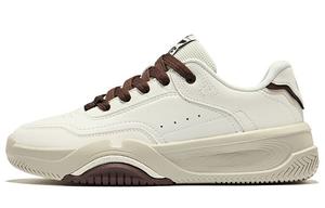 Эрке Женские Микрокристаллические Белые Кофе Противоскользящие Износостойкие Низкие Кроссовки для Скейтбординга Caramel Latte 2