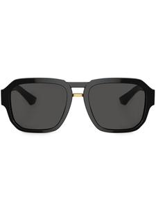 Dolce & Gabbana Eyewear солнцезащитные очки с логотипом, черный