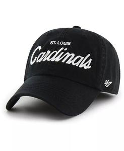 Мужская черная приталенная шляпа St. Louis Cardinals Crosstown Classic Franchise '47 Brand, черный